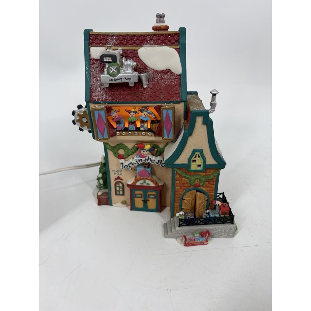 Department 56 Jack in the Box Plant No. 2   1999 #56705 RETIRED Tested Works